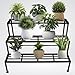 TrustBasket 3 Step Heavy Duty Plant Stand for Balcony | Pot Stand for Outdoor Plants | gamla Stand for Plants