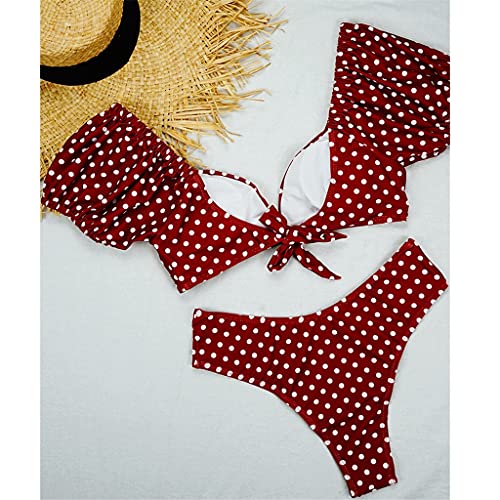 Bikini de dos piezas cómodo y ajustable de cintura baja para nadar con libertad 3