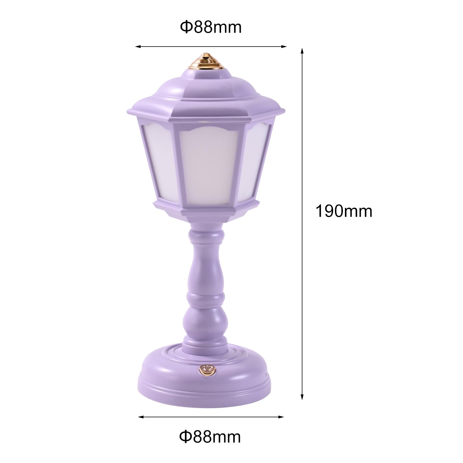 Mini lámpara de escritorio vintage, lámpara de escritorio LED, lámpara de mesa regulable, lámpara de lectura con puerto de carga USB, control sensible, lámpara de oficina que cuida los 2