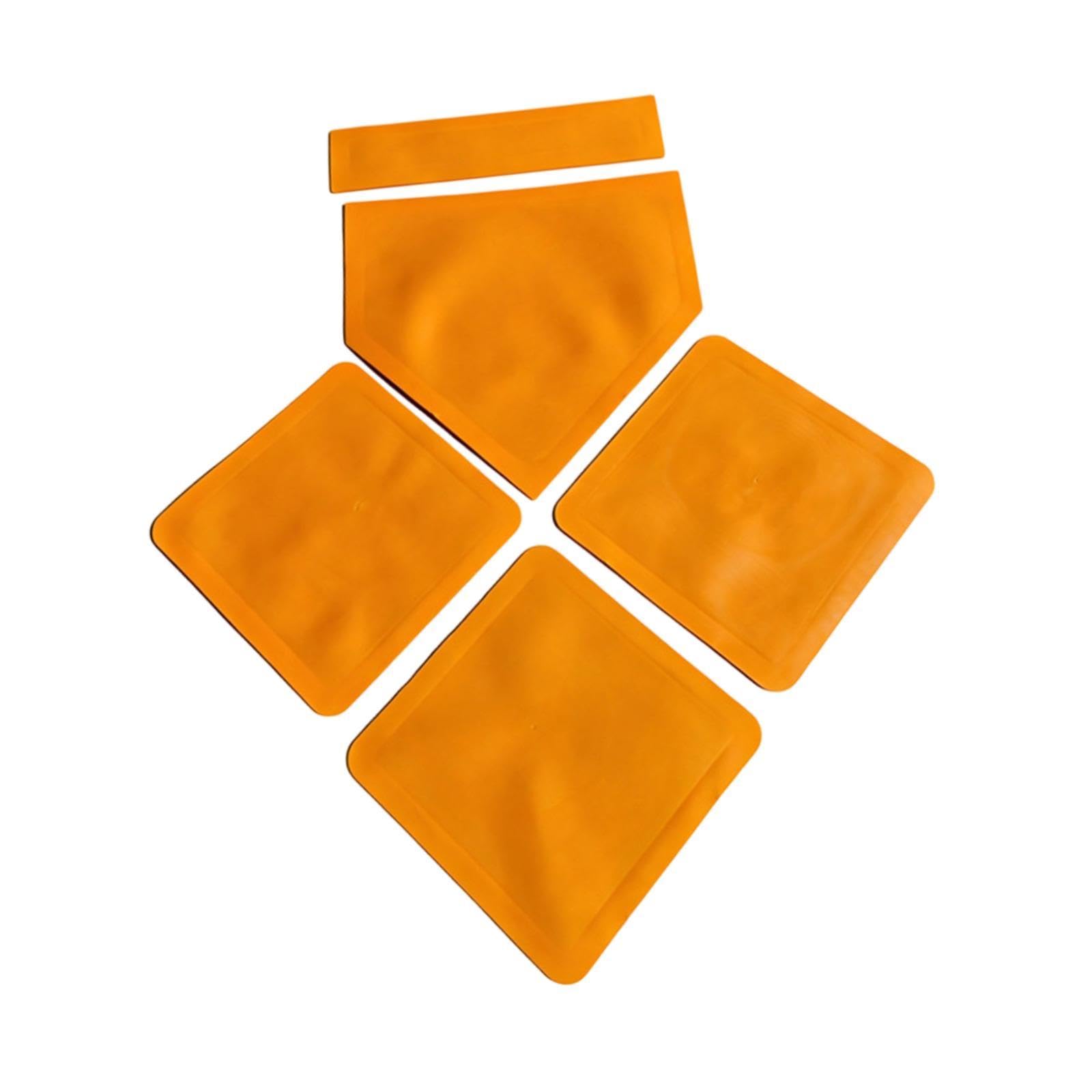 Set Aus Softball Bases mit Wurfbasis für Kinder Und Erwachsene, Inklusive Wurfgummi Und Home Plate, für