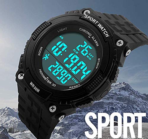 Gosasa Sports Waterproof Digital Fitness Watch Pedometer Multifunction Men's Wristwatches2