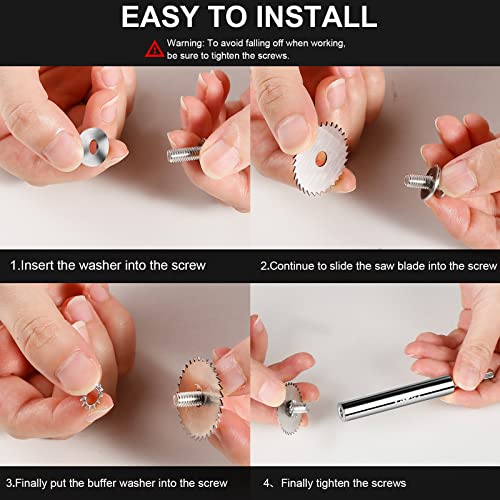 Litkiwi Pvc Pipe Inside Cutter(4Pcs Saw Blades) With 1/4" Hex Shank,Plumbing Internal Plastic Abs Pipe Cutter,1-1/4" & 1-3/4" Or Larger Diameter, With Wire Saw For Indoor Outdoor Pipe Improvement #TOP1