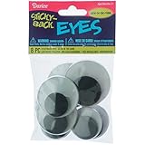 Darice Eye-Glow in The Dark Sticky Back Wiggle Eyes (8 Pack)