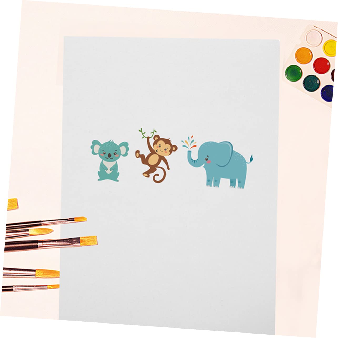 SHINEOFI Papier Aquarelle Blanc Papier Épais pour Dessin et Peinture Format 16k 100 Feuilles, 160g Étudiants et Artistes