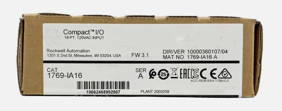 New 1769-IA16 120VAC Module