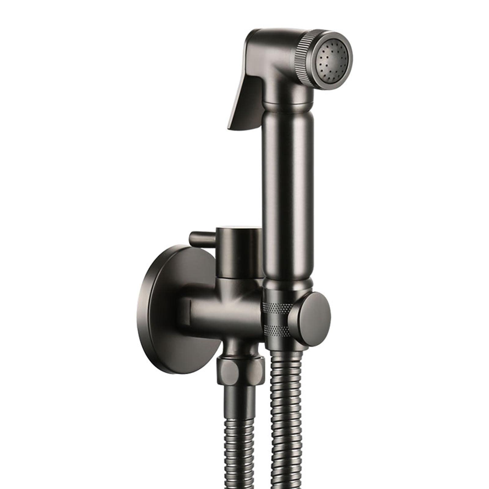 Pulvérisateur de bidet de toilette à main FFOCCO à pression réglable pour WC et nettoyage