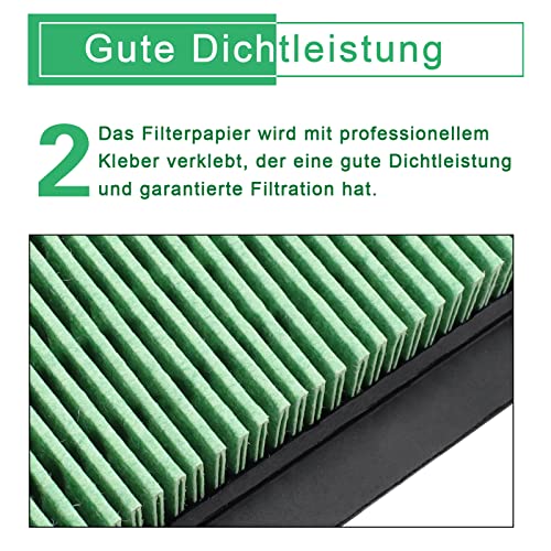 Cnornus Filtro Dell Aria per Honda 17218-Z0A-000