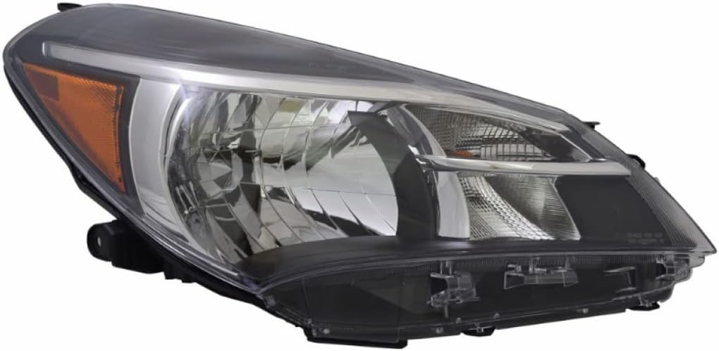 For 2015 2016 2017 Toyota Yaris Headlight Driver and Passenger Side LED DOT Certified Bulbs Included TO2502226 TO2503226 | 81170-0DA70, 81130-0DA70 ;Multi-Reflector Type