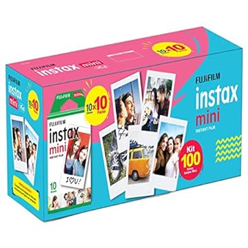 Filme Instax Mini Com 100 Fotos, Fujifilm