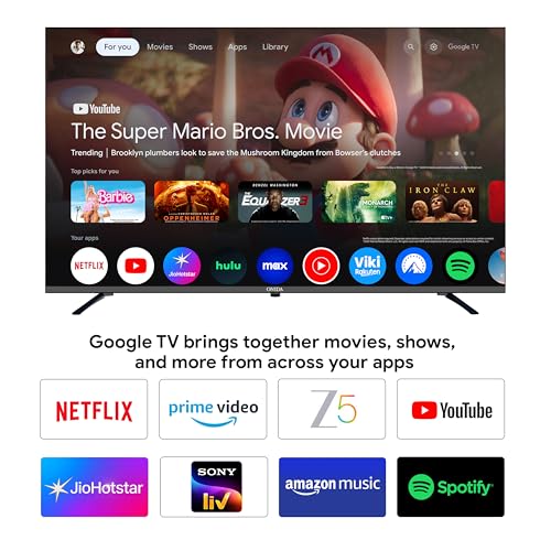 Image of Onida 139 cm (55 inch) Nexg Series 4K Ultra HD Smart LED Google TV 55UZI