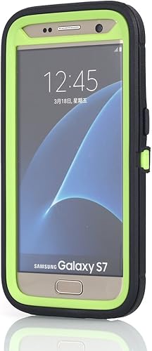 Miniatura 2 de AICase - Funda para Galaxy S7, funda resistente con clip para cinturón + funda protectora con protector de pantalla integrado para Samsung Galaxy S7
