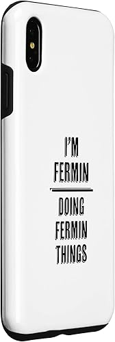 Vista 18 de iPhone 12/12 Pro I'm FERMIN - Doing FERMIN Things Funny - First Name - Case