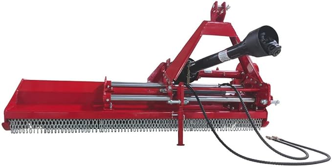 Review Titan Attachments 3 Point 72in Flail Mower with 16in Hydraulic Side Shift, 45-55 HP Mowing Attachment for Category 1 Tractors and Loaders