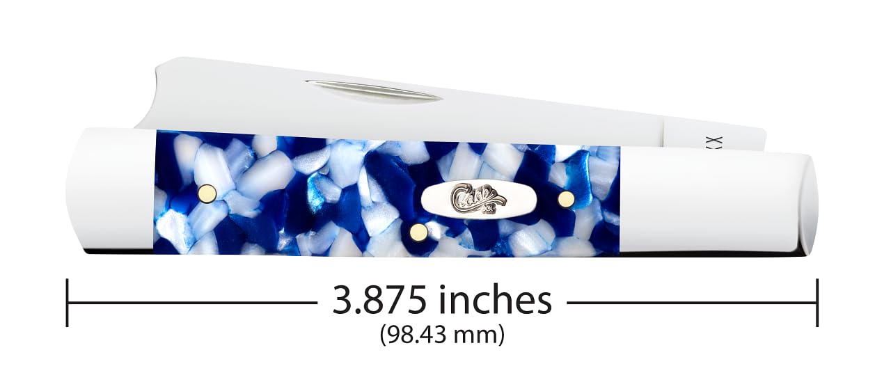Amazon.com: Case XX Pocket Knife RAZOR - BLUE CRACKLE KIRINITE