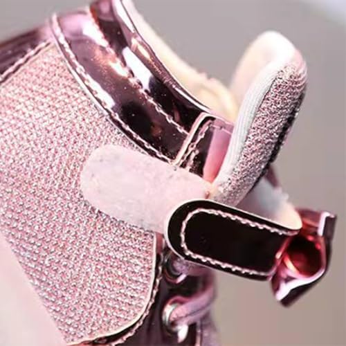 Baby Infant Gold Glitter Lights up Sneakers Hook Loop Flat Non Slip Walking Sport Shoes Toddler Newborn Casual Sneakers4
