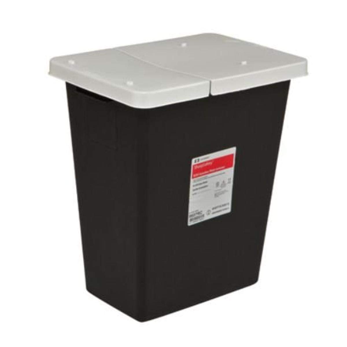 Covidien 8617RC SharpSafety RCRA Hazardous Waste Container Hinged Lid