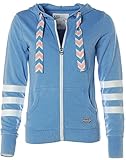  KangaROOS Damen Sweatjacke Sweat Jacke Kapuze Hoodie Blau 32/34