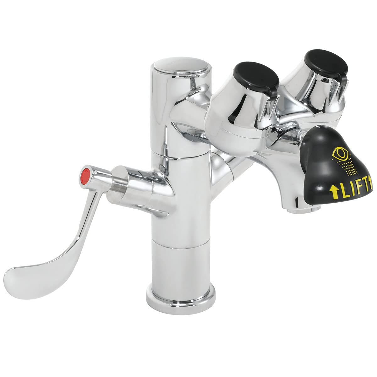 Speakman SEF-18504WHNATW Eyesaver SEF-1850-4WHNATW Single Post Laboratory Faucet with Eyewash TMV