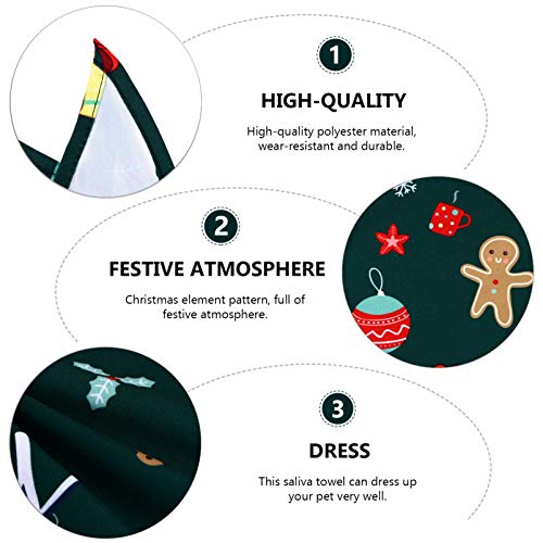 KESYOO Cachorrinho Cachorrinho TriÃ¢ngulo Babadores AcessÃ³rios para Cachorros Pequenos MÃ©dios Gran