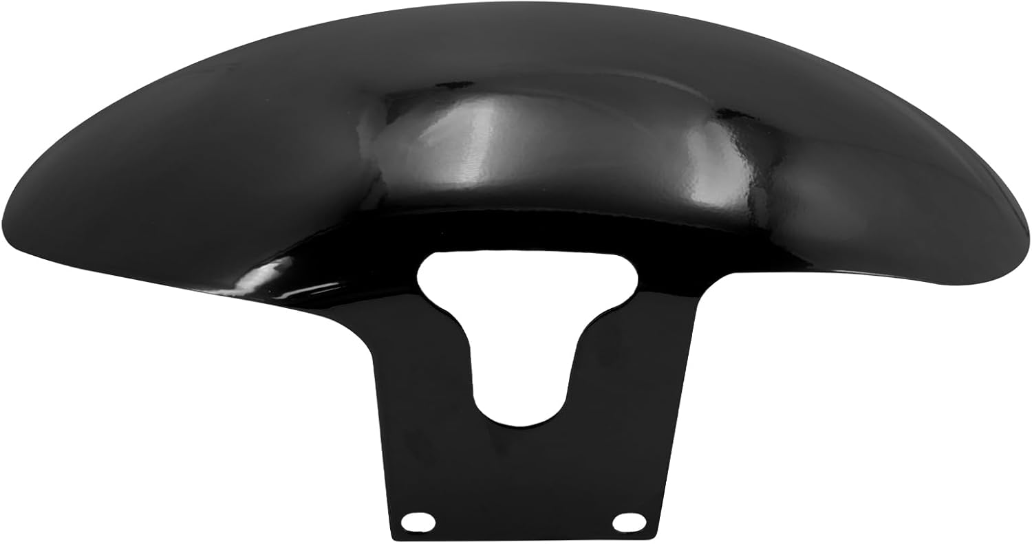 Front Fender Short Mudguard Fit For Harley Softail M8 Fatboy FLFB 107 FLFBS 114 2018-2023 Gloss Black