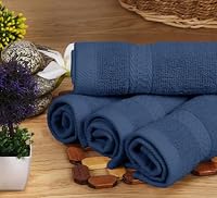Utopia Towels 8 teilig Handtücher Set aus Baumwolle, Marine Blau – Ansicht 7