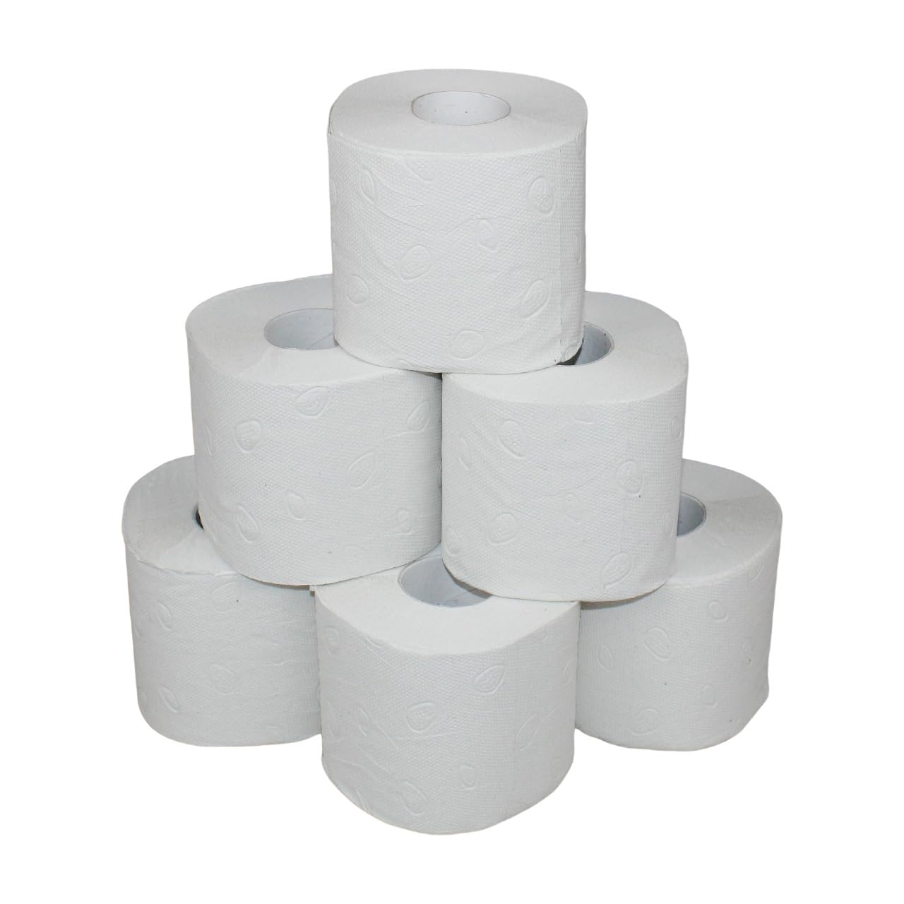 64 Rollen Premium-Toilettenpapier | günstige Großpackung | 3-lagig | je 250 Blatt | weich und saugfähig | 100% Recyclingpapier | Lieferumfang: 8 x 8 = 64 Rollen im Beutel
