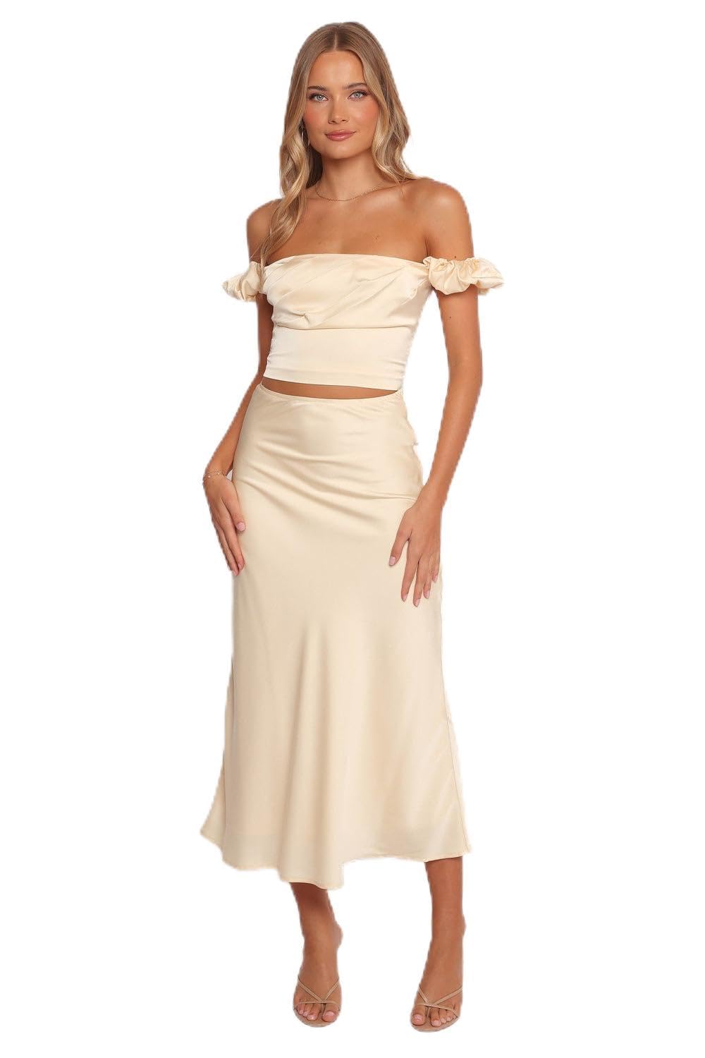 Petal & Pup Women's Arabella Two Piece Set X-Small Butter Yellow