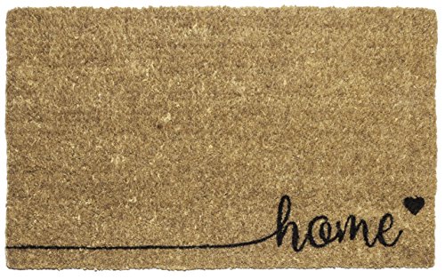 Entryways Home , Hand-Stenciled, All-Natural Coconut Fiber Coir Doormat 18