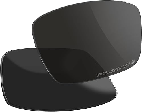 Vaep Lentes de repuesto de policarbonato para gafas de sol Oakley Crankshaft OO9239 - Negro azabache POLARIZADO