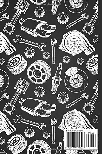 Vista 2 de Vehicle Maintenance Log Book Car Repair Journal Automotive Service Record Book Oil Change Logbook Auto Expense Diary Engine Autolog Automobile