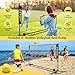 Furypiont 10 FT Mini Portable Volleyball Net Equipment Set with Rubber Volleyball,Pump and Potable Carry Bag.Adjustable Height 2.7FT-5.1FT for Tennis Net,Badminton Net,Soccer Net,Pickleball Net