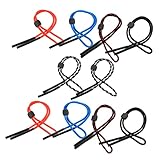Artibetter 10 Piezas cordón de gafas cordón de cuerda a prueba de viento gafas de natación para niños gafas regulables gafas de sol gafas deportivas cadena fija gafas accesorios fijos