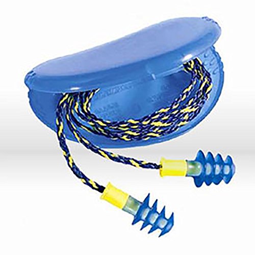 Howard Leight by Honeywell FUS30-HP Fusion Earplugs, Regular, 27NRR, Corded, Includes 100 pairs of earplugs W/case.