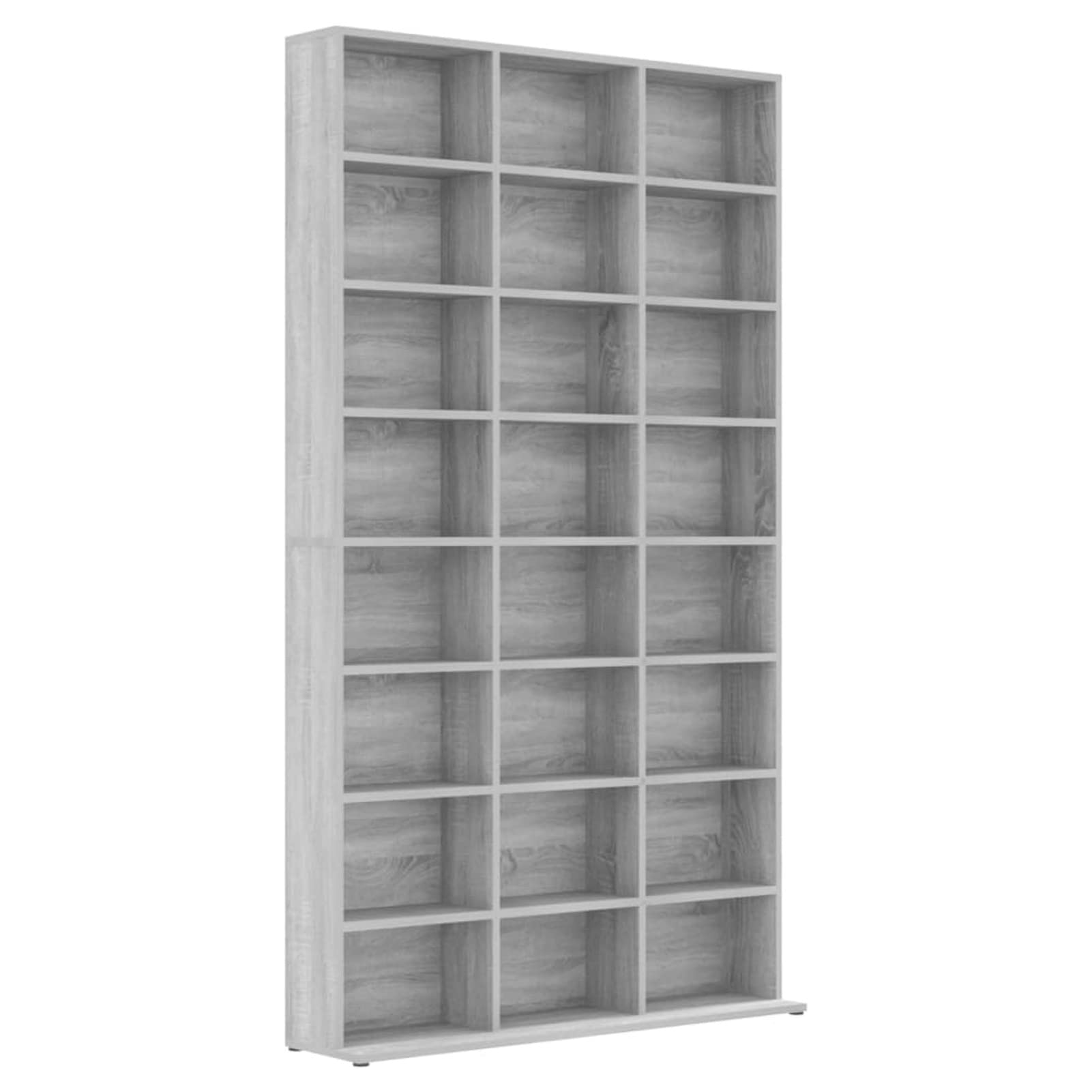 Lechnical Mobile Porta CD Grigio Sonoma 102x23x177,5 cm Legno Multistrato,Mobile Porta CD,Porta CD,Scaffalatura per CD
