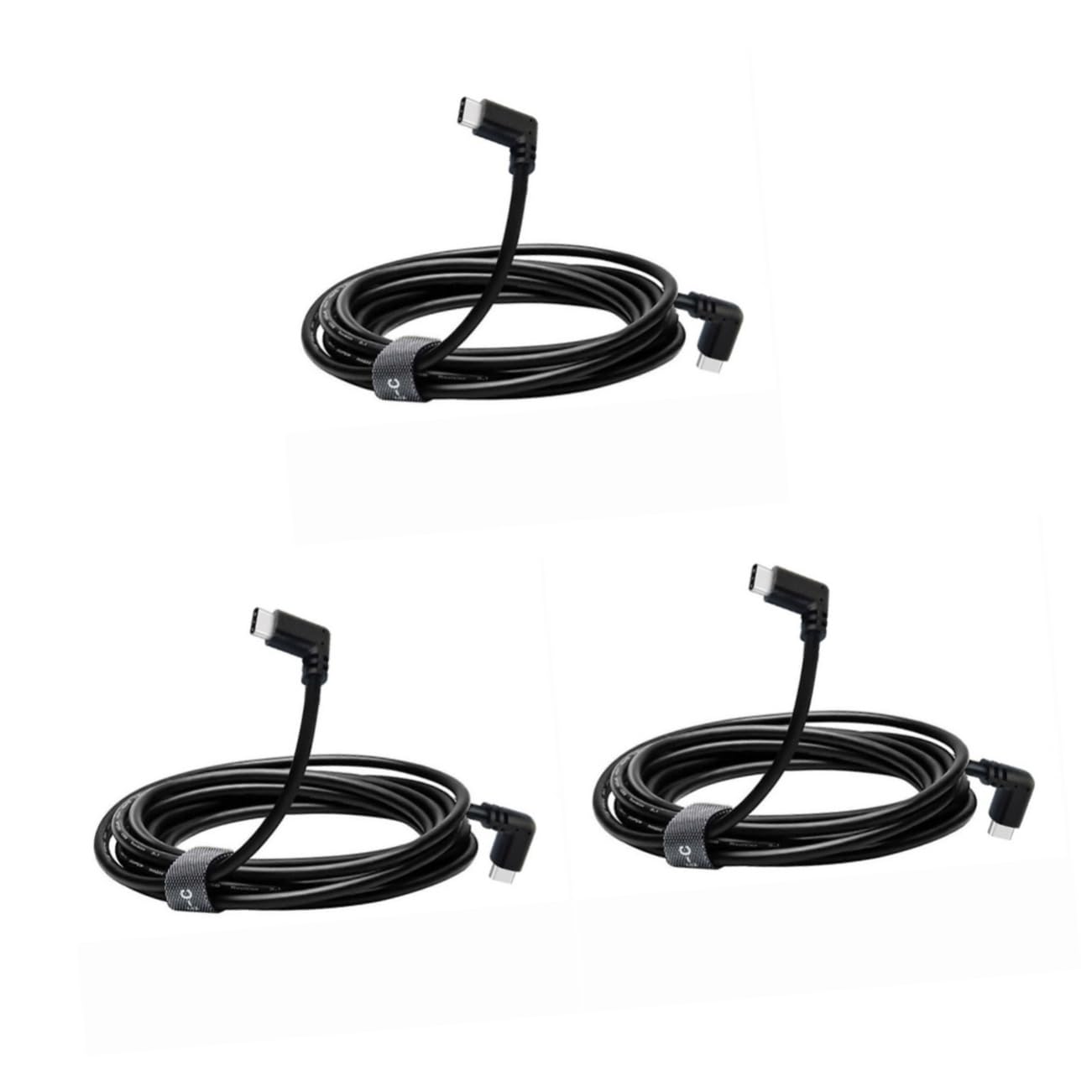 Housoutil 3 Pz oculusquestvrlinkcabledp di ricarica rapida da 3 m cavo di tipo c cavo USB c addominali Black