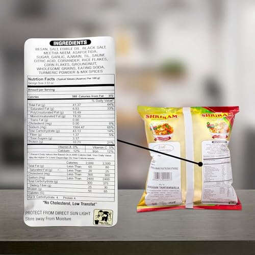 Image of SHRIRAM TAMTAMWALA Delicious Tamtam Regular Mixture Vadodara Tam Tam Bhel Mix Namkeen | Tamtam Vadodara Mixture 750g (Pack of 3 (250g))