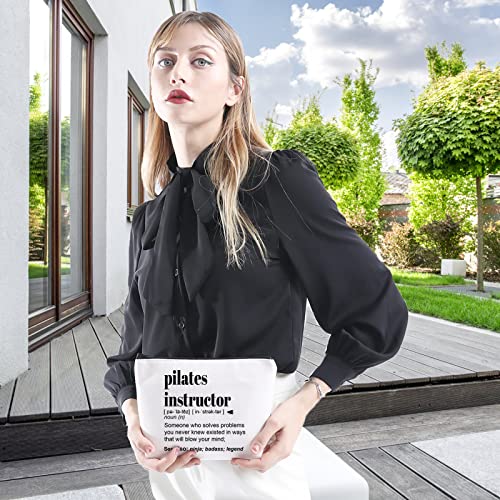 WCGXKO Pilates Instructor Gift Pilates Gifts Pilates Lover Gift Pilates Teacher Zipper Pouch Cosmetic Bag (pilates instructor)4