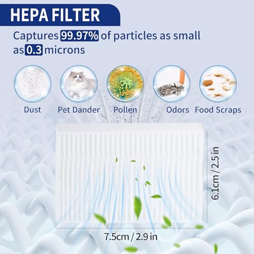 Image of 34 Pack Q7 M5+ Replacement Accessories Compatible with Roborock Q7 M5 / Q7 L5 / Q7 L5+ Robot Vacuum, 2 Mainbrushes, 6 Scent Tablets, 6 HEPA Filters, 6 Dust Bags, 6 Mop Pads, 6 Side Brushes
