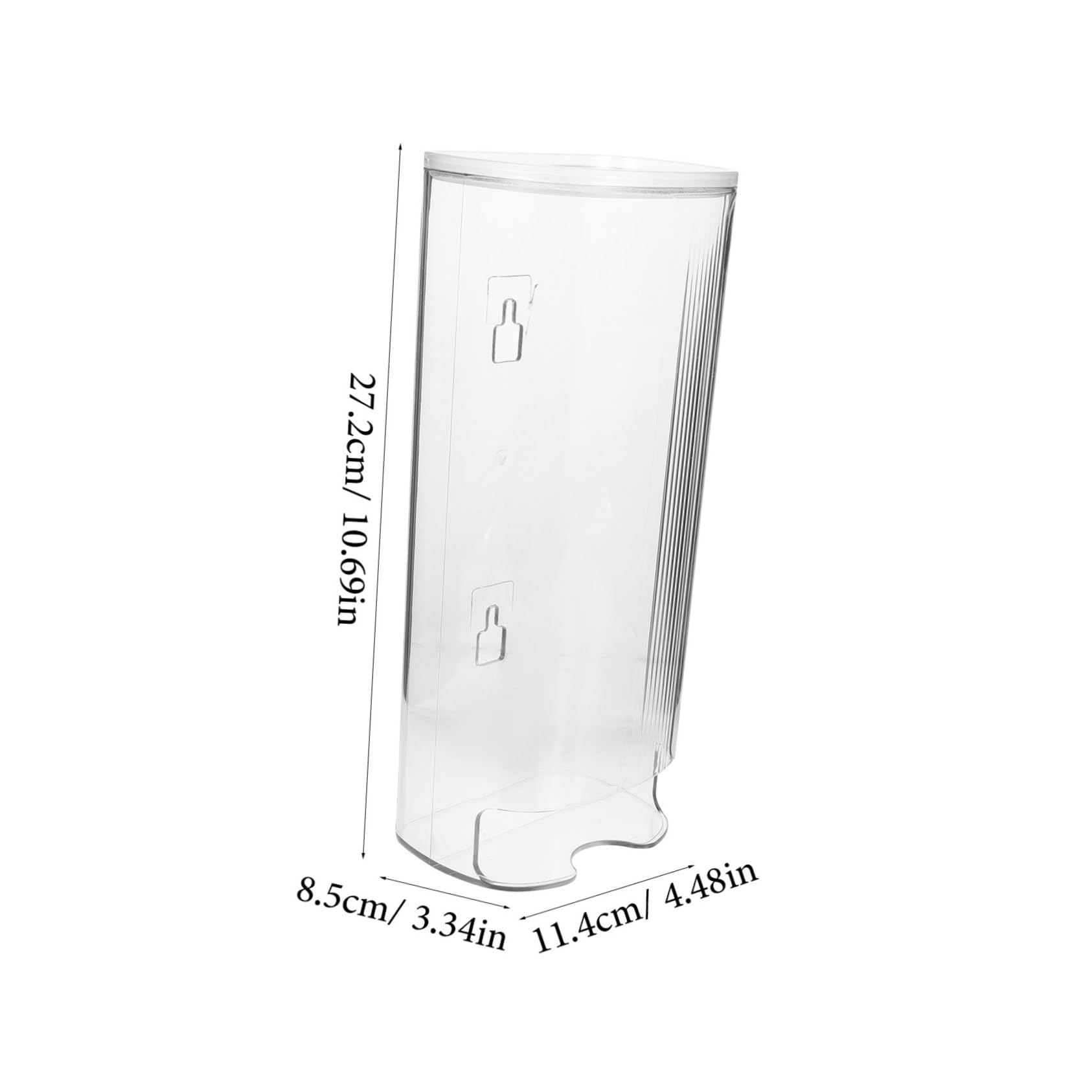 COLLBATH Distributeur De Poubelles Mural Sécurisé Support De en Plastique Facile À Utiliser Et À 3 Pièces