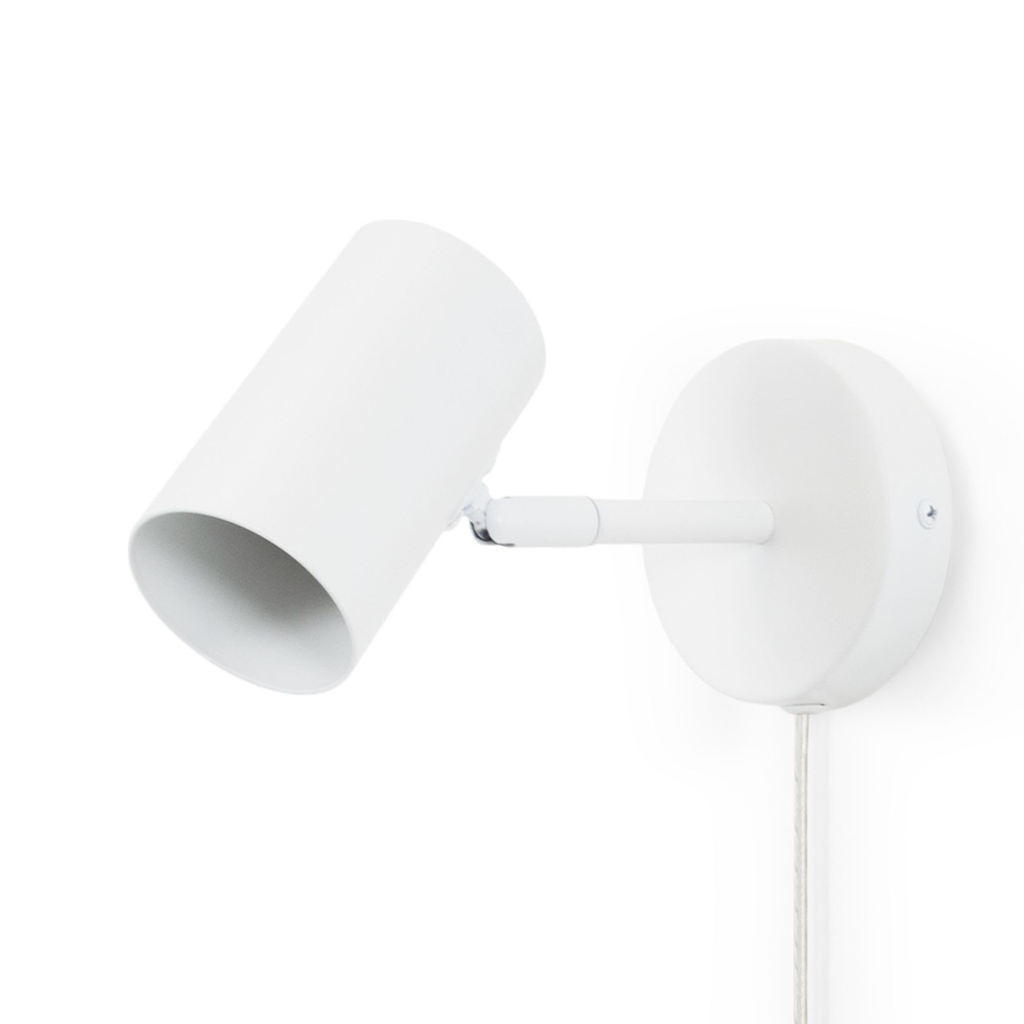 B·LED BARCELONA LED - Aplique de pared interior orientable Ben con cable y enchufe - E27