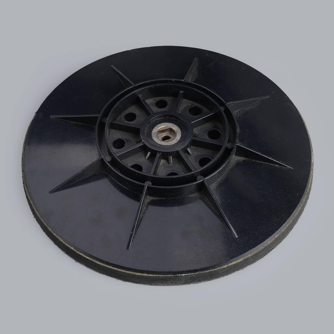 Plateau de Support pour Disque de ponçage à Velcro 215 mm (9") à 8 Trous pour Ponceuse pour cloisons sèches, en EVA