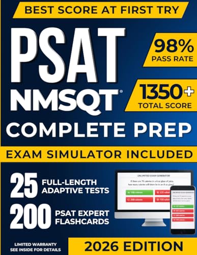 PSAT/NMSQT Test Prep: The Most Complete Study Guide Including our Advanced Exam Simulator Platform,...