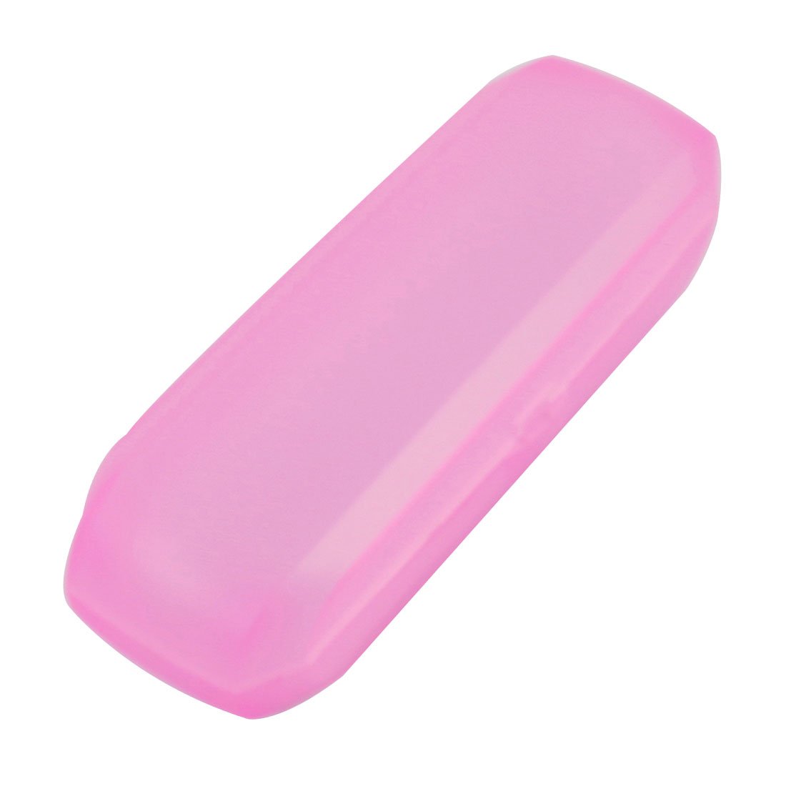 Qtqgoitem Handy Rectangle Plastic Eyeglasses Glasses Case Box Clear Pink (model: fc8 e70 eef 01b 632)