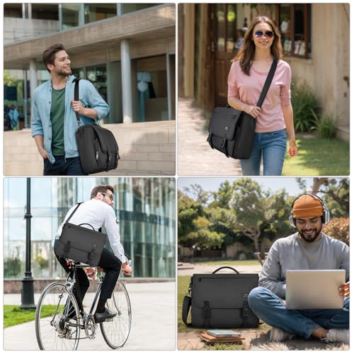Bolso mensajero resistente al agua para hombre y mujer miniatura 2