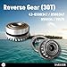Asaki Gear Set Compatible with Mercury Outboard 30-115 hp 43-859472A3+43-44484+43-850034T (30T/13T/30T)