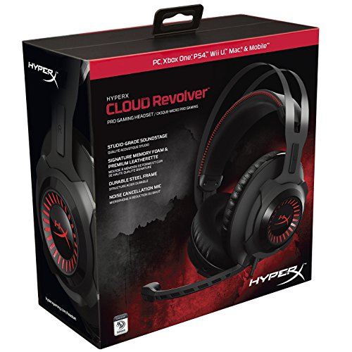 Image of HyperX Cloud Revolver HX-HSCR-BK /NA Gaming Headset (Black)