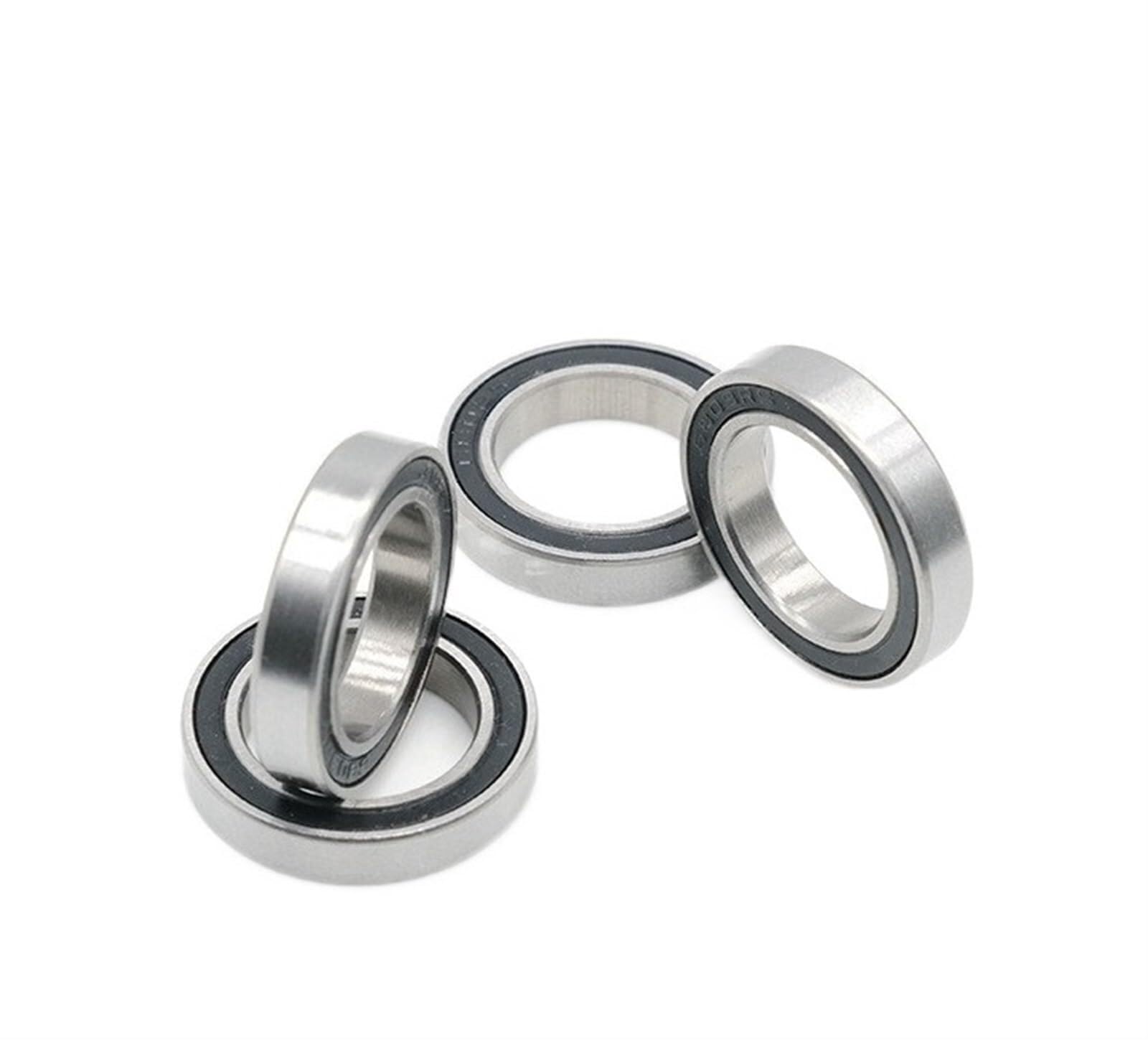 Uszczelka bimetaliczna tarcza mikro łożysko zwykłe 2 szt. 6810-2RS 50x65x7mm cienki przekrój łożyska kulkowe(6803-17x26x5mm)