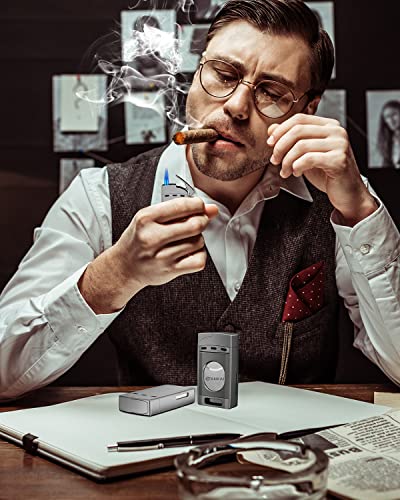 Encendedor antorcha con cortador para cigarros FANKAI miniatura 6