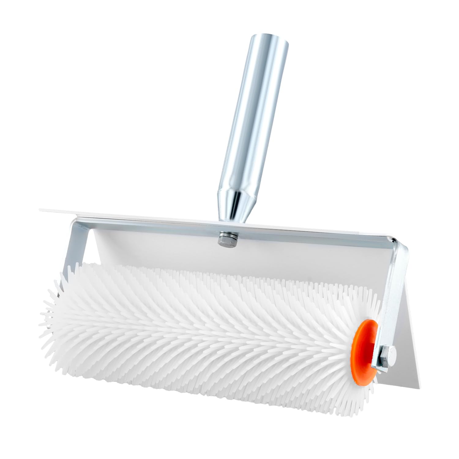 QWORK® Epoxy Floor Roller with Splash Guard – 10" /250mm 1 Pack Spiked Roller, for Eliminating Bubbles and Ensuring Smooth Finishes – Perfect for Epoxy Floor Paint Construction