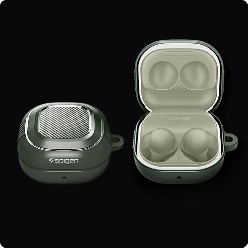 Miniatura 7 de Spigen Funda protectora resistente diseñada para Galaxy Buds Core (2025)  FE (2023)  Buds2 Pro (2022)  Buds 2 (2021)  Buds Pro (2021)  Buds Live